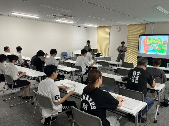 救急研修会　研修の様子