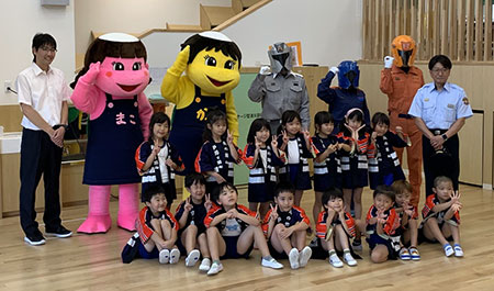 幼年消防クラブ写真