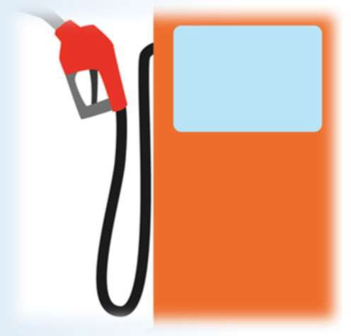 ガソリン給油機のイラスト