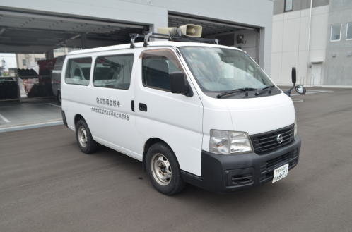 防火広報車の写真
