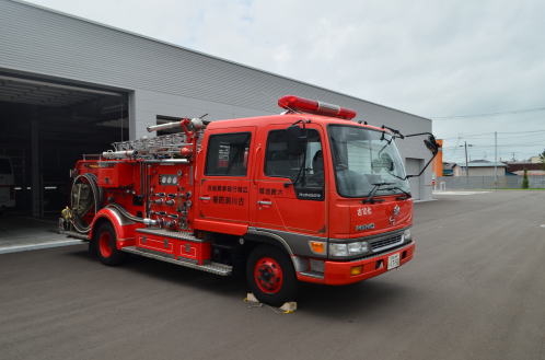 非常用ポンプ2号車の写真