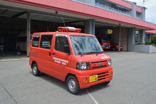 査察車(鳴子消防署）の写真