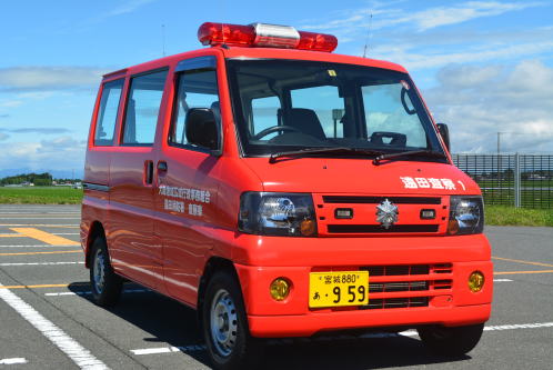 査察車(遠田消防署）の写真