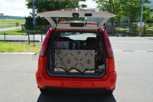 指揮車(遠田消防署）の車内